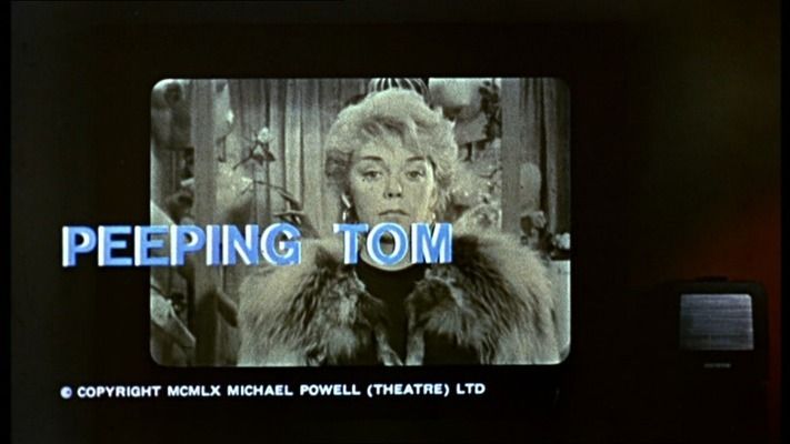 Title screen of Peeping Tom