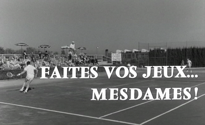 Title screen of Faites vos jeux, mesdames