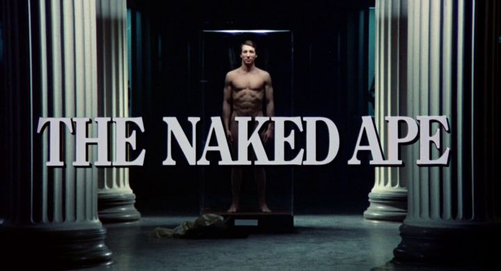 Title screen of The Naked Ape