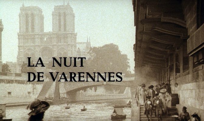 Title screen of La nuit de Varennes