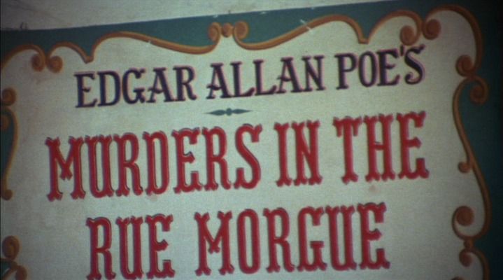 Title screen of Murders in the Rue Morgue