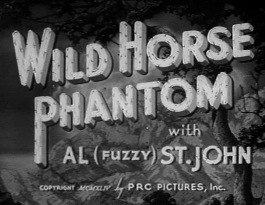 Title screen of Wild Horse Phantom