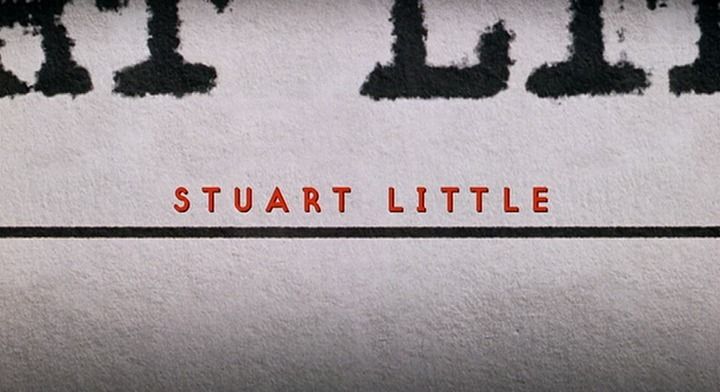 Title screen of Stuart Little