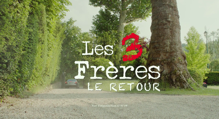 Title screen of Les trois frères, le retour