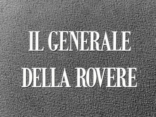 Title screen of Il generale Della Rovere