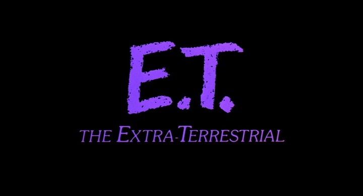 Title screen of E.T.: The Extra-Terrestrial