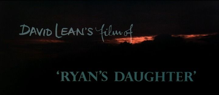 Title screen of Ryan's Daughter