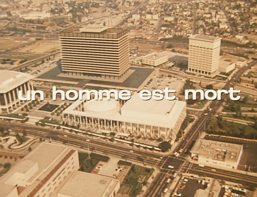 Title screen of Un homme est mort