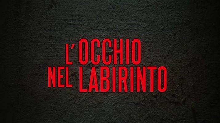 Title screen of L'occhio nel labirinto