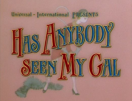 Title screen of Has Anybody Seen My Gal?