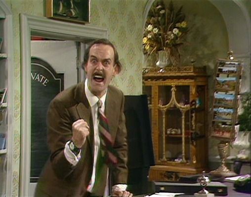 Shot from Fawlty Towers
