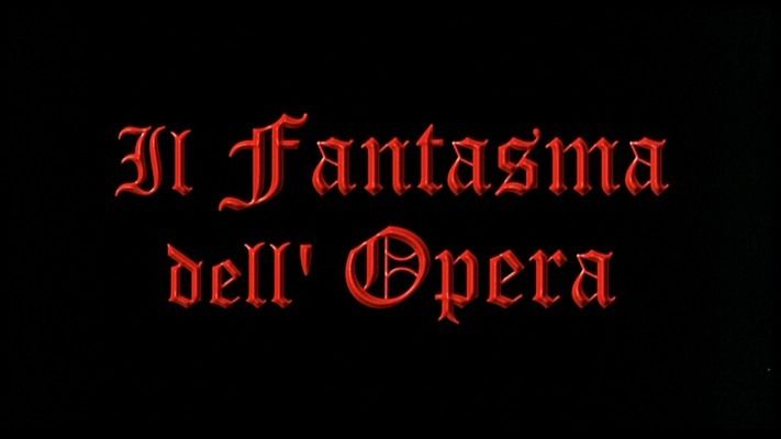 Title screen of Il fantasma dell'opera