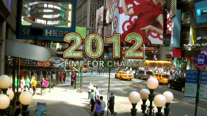 Title screen of 2012: Time for Change