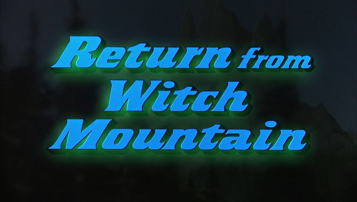 Title screen of Return from Witch Mountain