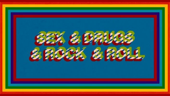 Title screen of Sex & Drugs & Rock & Roll