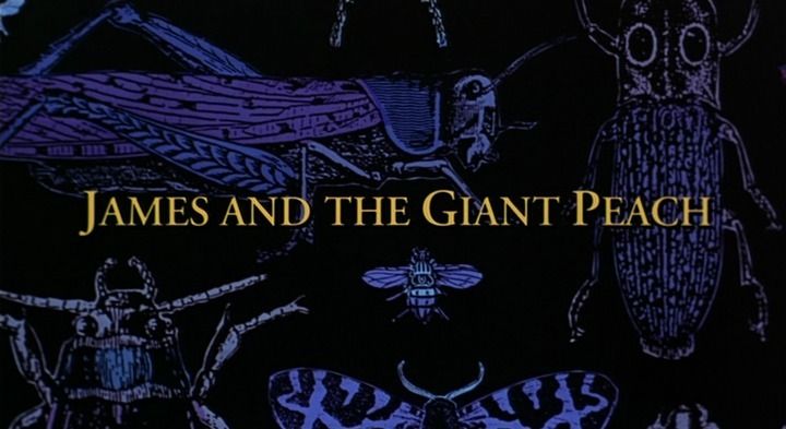 Title screen of James and the Giant Peach