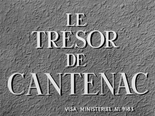 Title screen of Le trésor de Cantenac
