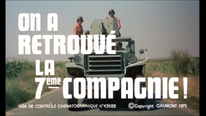 Title screen of On a retrouvé la 7ème compagnie!