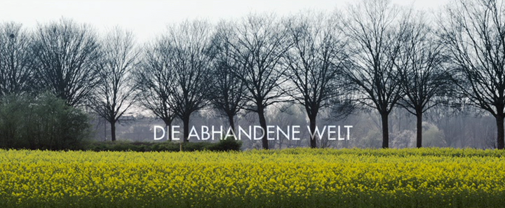 Title screen of Die abhandene Welt