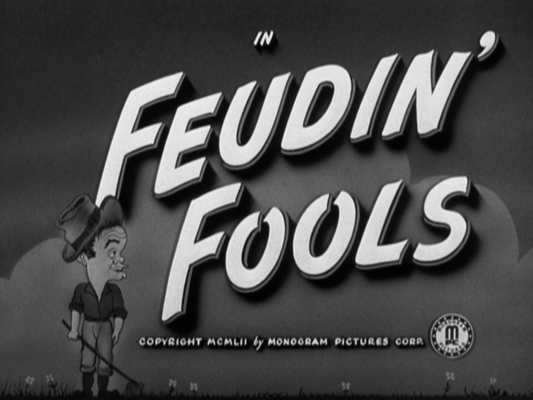 Title screen of Feudin' Fools