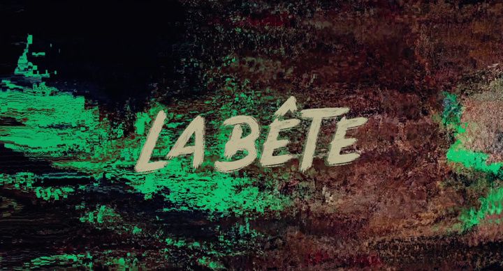 Title screen of La bête