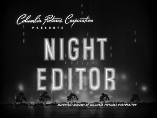Title screen of Night Editor