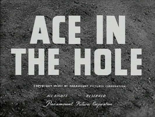 Title screen of Ace in the Hole