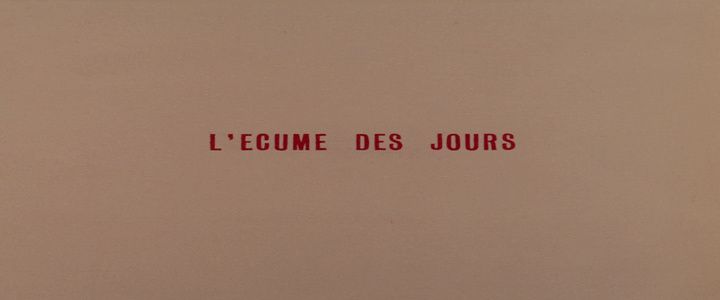 Title screen of L'écume des jours