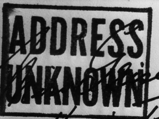Title screen of Address Unknown