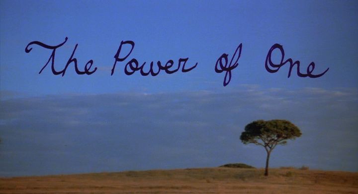 Title screen of The Power of One