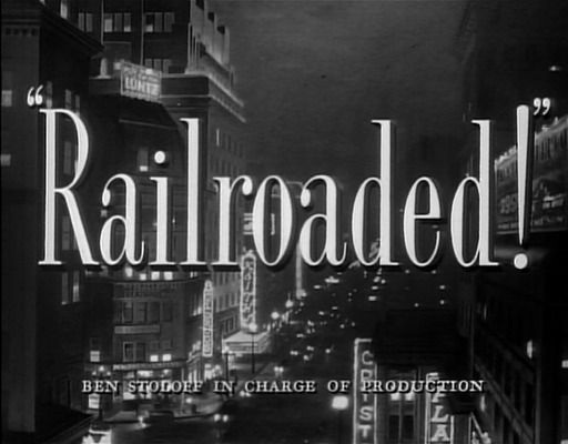 Title screen of Railroaded!