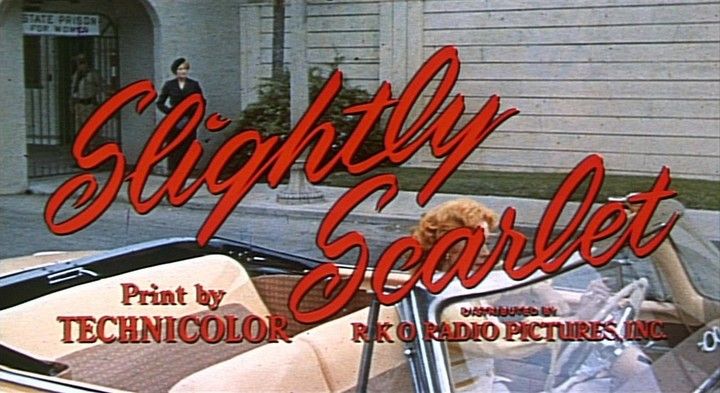 Title screen of Slightly Scarlet