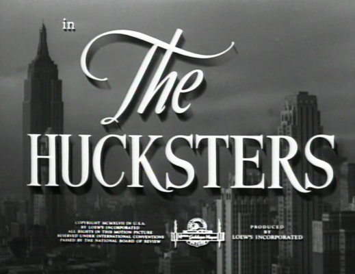 Title screen of The Hucksters