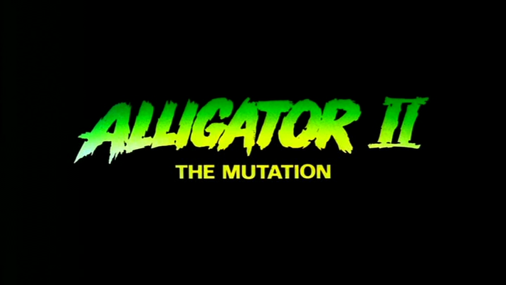 Title screen of Alligator II: The Mutation