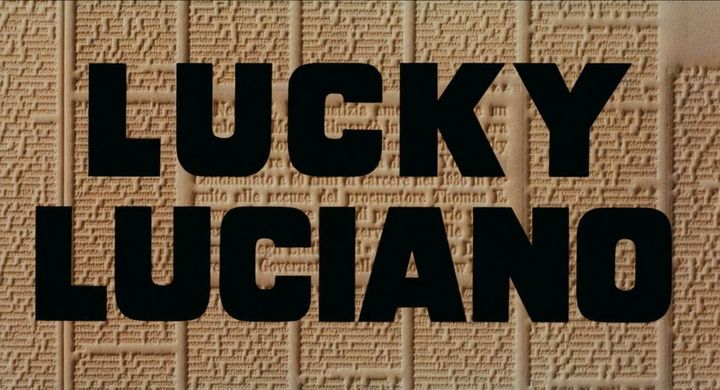 Title screen of Lucky Luciano