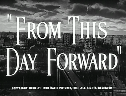 Title screen of From This Day Forward