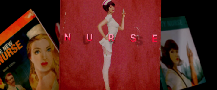 Title screen of Nurse 3-D