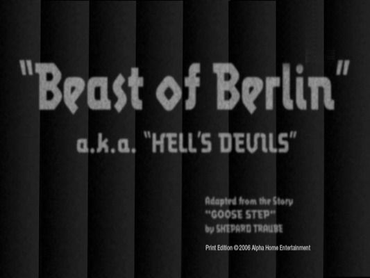 Title screen of Hitler - Beast of Berlin