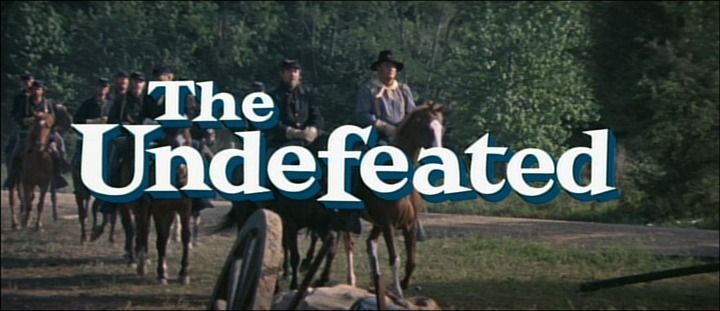 Title screen of The Undefeated