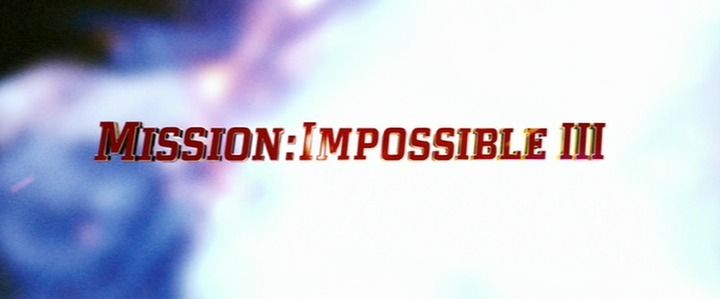 Title screen of Mission: Impossible III