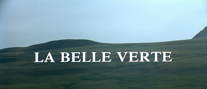 Title screen of La belle verte