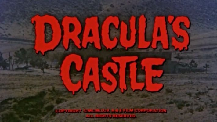 Title screen of Dracula's Castle