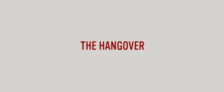 Title screen of The Hangover