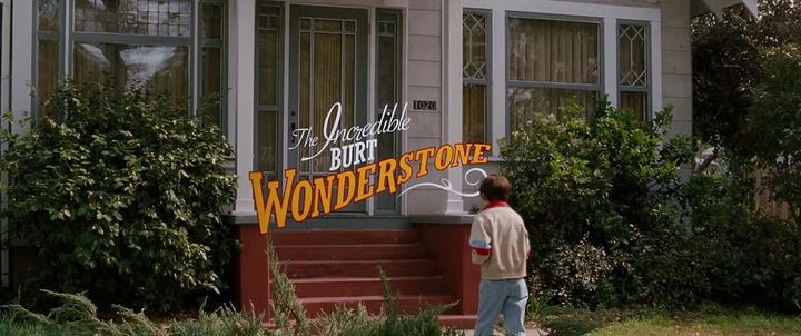 Title screen of The Incredible Burt Wonderstone