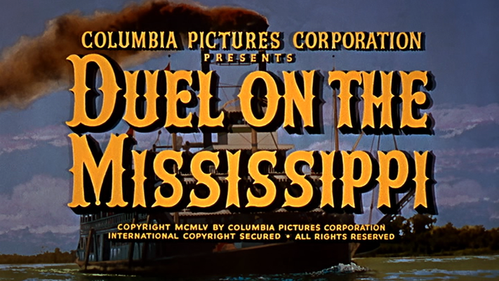Title screen of Duel on the Mississippi