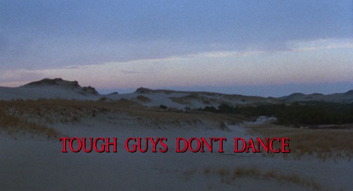 Title screen of Tough Guys Don't Dance
