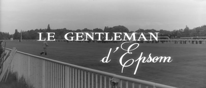 Title screen of Le gentleman d'Epsom