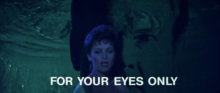 Title screen of For Your Eyes Only