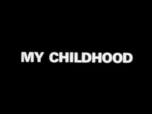 Title screen of My Childhood