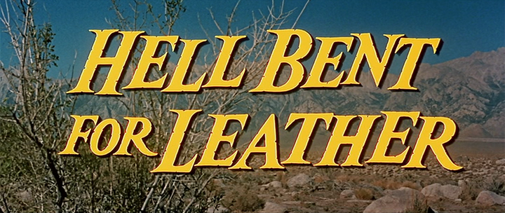 Title screen of Hell Bent for Leather
